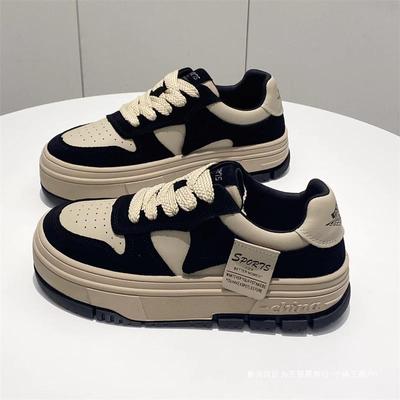 Мода Новые модные женские повседневные кроссовки с низким верхом из вулканизированной кожи на плоской подошве Удобная обувь на платформе Уличная обувь для пар для скейтбординга