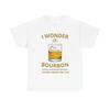 Bourbon On The Rocks Shirt Funny Whiskey Graphic Unisex Heavy Cotton Tee