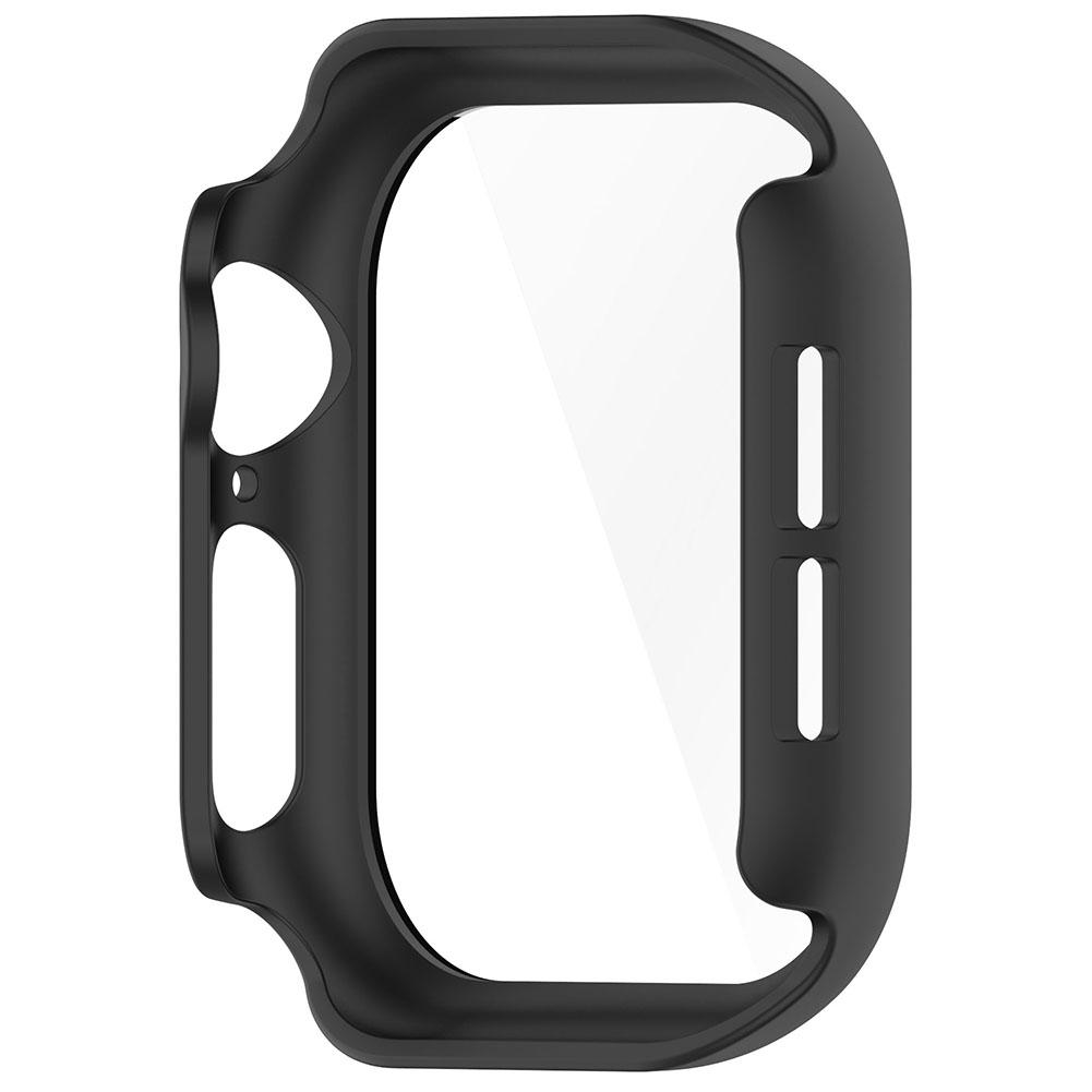 Защитное покрытие из закаленного стекла для экрана Apple Watch Series 10 46MM (черный)