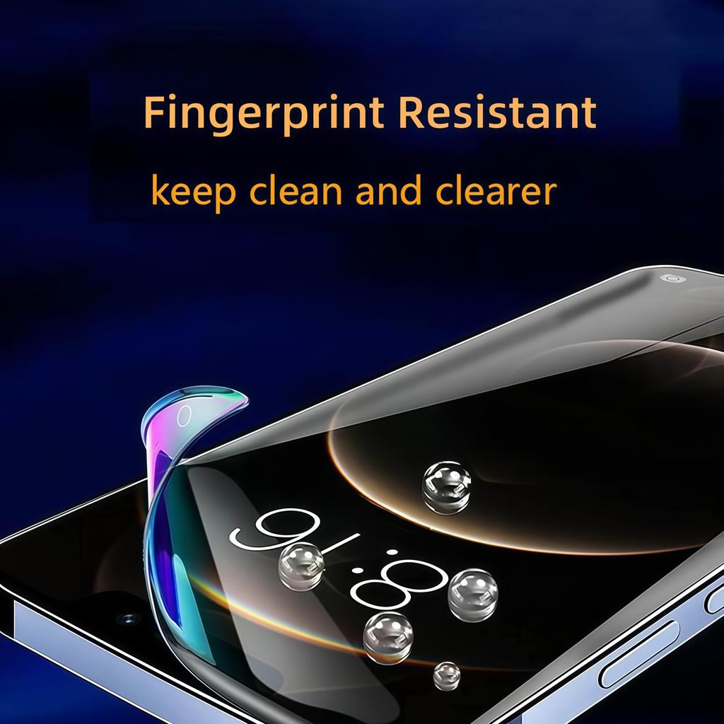 2 шт. Высокочувствительная гидрогелевая пленка для iphone 17 16 Pro Max 17e 16e, Прозрачный мягкий ТПУ протектор экрана