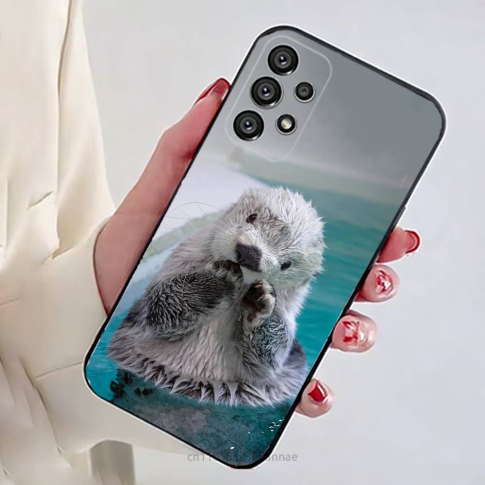 Морские выдры Животные Милый чехол для телефона для Samsung Galaxy A73,23,53,33,14,24,13,72,22,52,32,54,A34 Мягкий чехол