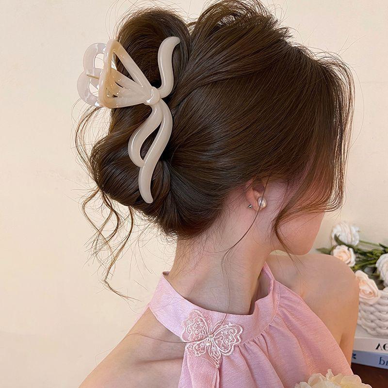 Полые заколки для волос, держатель для хвостика для девочки, заколки для волос, зажим-акула, элегантные повседневные аксессуары для волос, головной убор