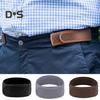 Elastic Belt Men Women No Buckle Invisible Soft Adjustable Belt Solid Color Fastener Tape Stretch Material Ultra-Soft Padding Waistband