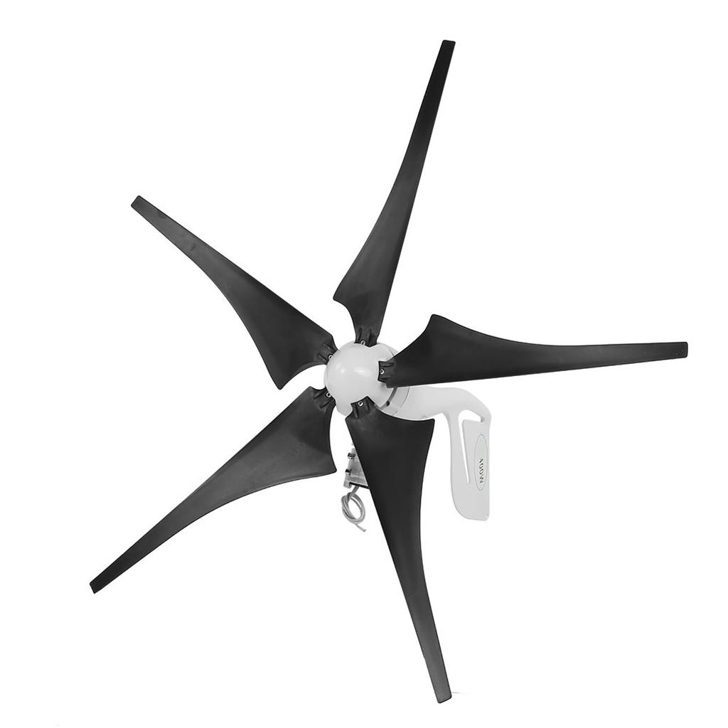 Wind Turbine Generator Five Wind Blades 400W Wind Controller for Home  Camping