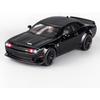 1/32 Dodge Challenger Hellcat Die Cast Metal Toy Cars,Pull Back Hellcat Car with Light and Music Hellcat Toy Car Collectible Model Cars