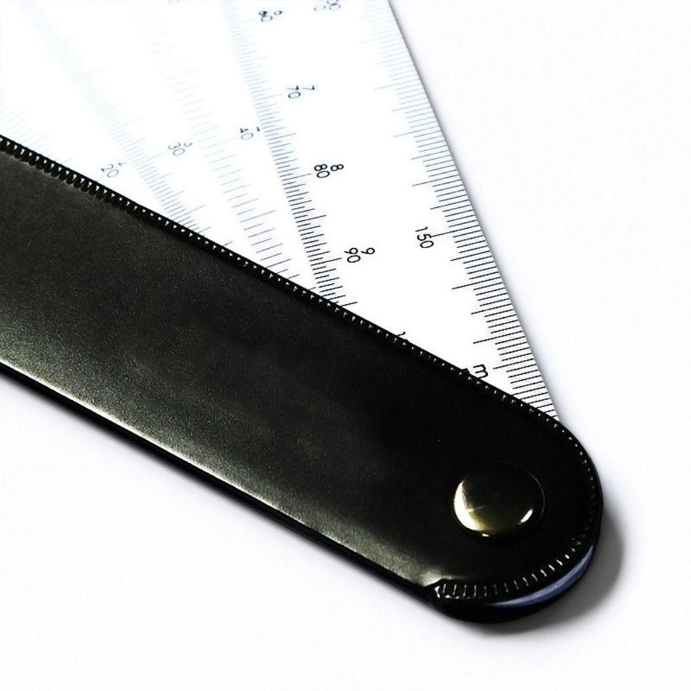 Multifunctional Foldable Rulers 5 Blades Scale Ruler Fan Shape Scale Ruler  School Supplies