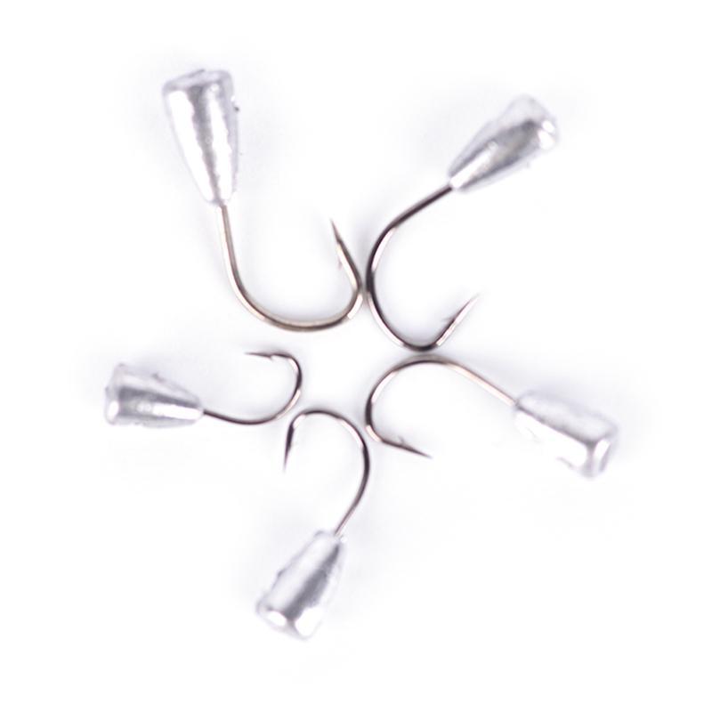 10/50X перевернутый крючок титановый вольфрамовый крючок с бородкой из олова джиг-головка подставка для крючка