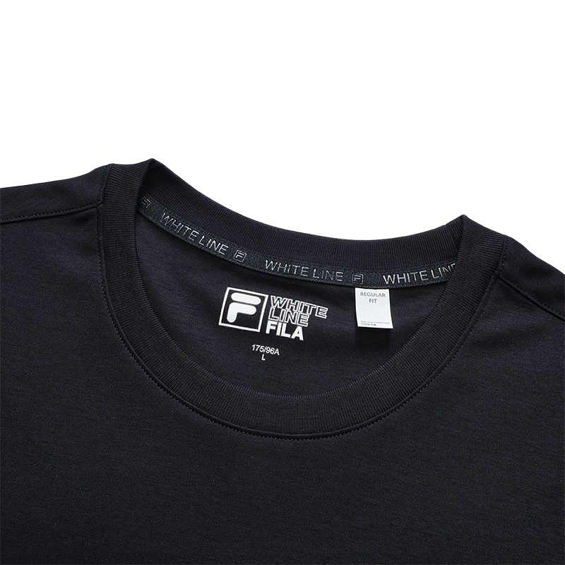 FILA T Shirts Men's Legend Blue Crew Neck Moderate Straight Fit F61M228111FNV
