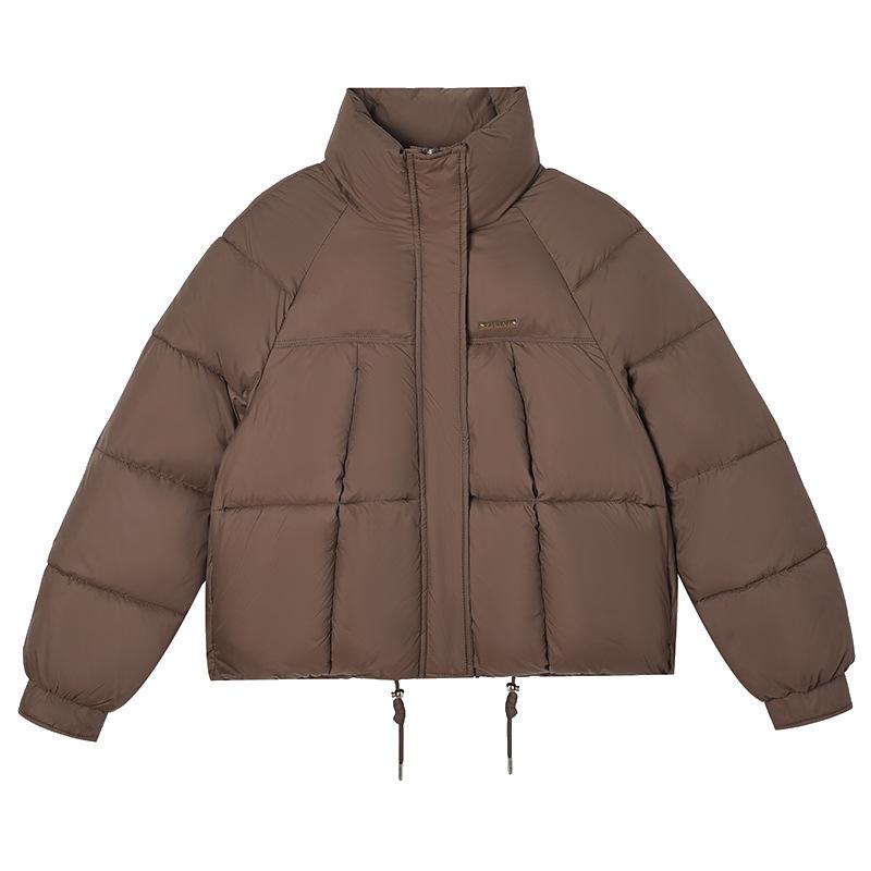 Women's Short Stand Collar Warm Windproof Winter Jacket