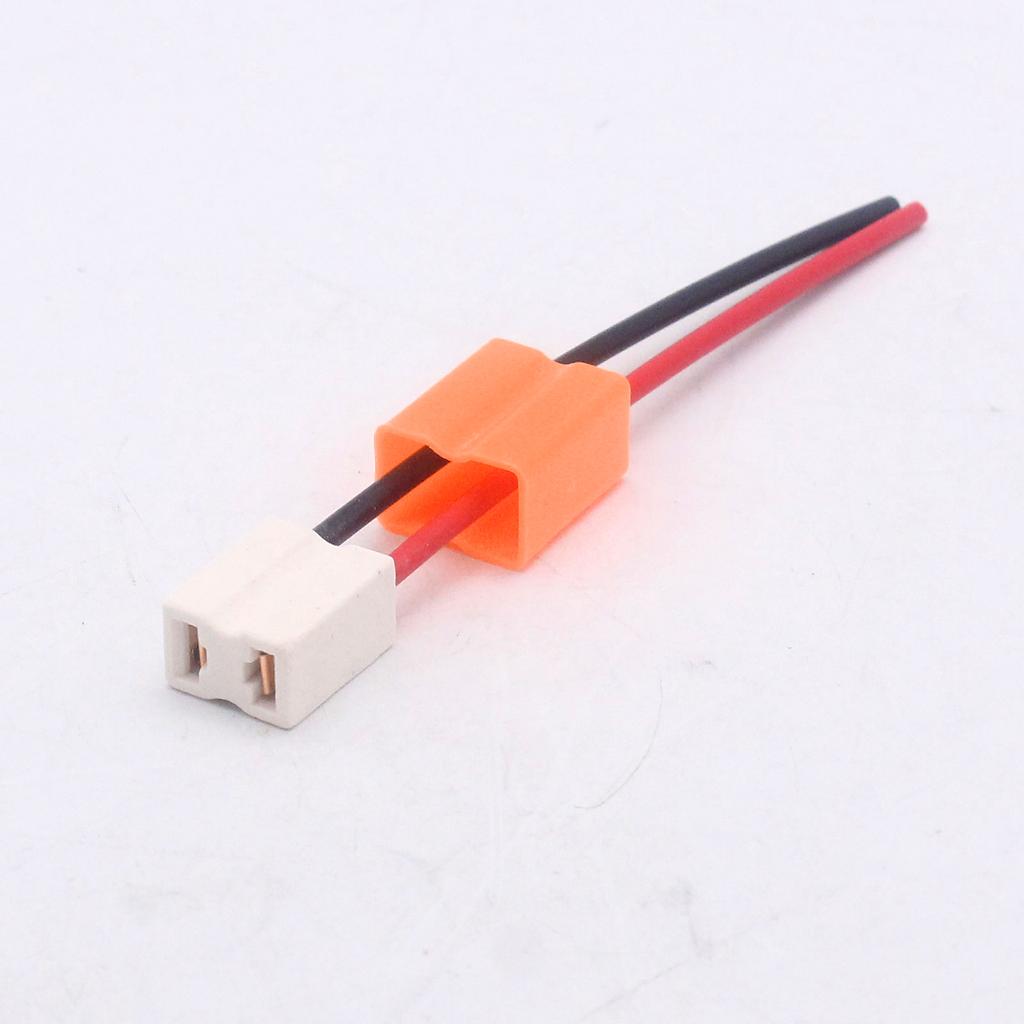 1 Pair Headlight Bulb Ceramic Socket Plug Connector Ceramic H7 Headlight Adapter Repair Plug Sockets with Wiring Harness