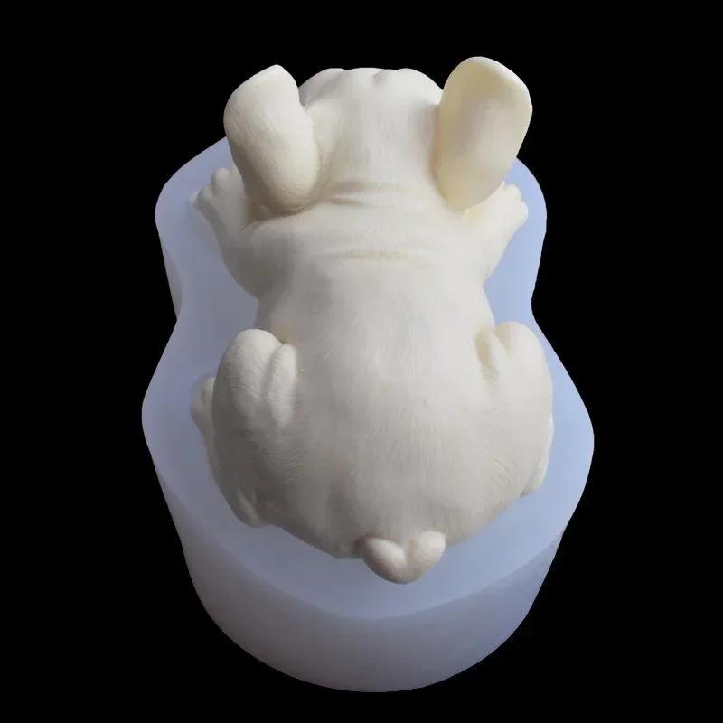 2024 New Dog Soap Silicone Mold for Fondant Chocolate Candy Cake Decorating Candle Making Mould Home Decoration Ornaments