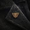 Vintage Insect Jewelry Enamel Moth Brooch Cartoon Alloy Lapel Pin Men Artistic Badge Women Accessories for Suit Dress Coat Scarf Retro Clothing