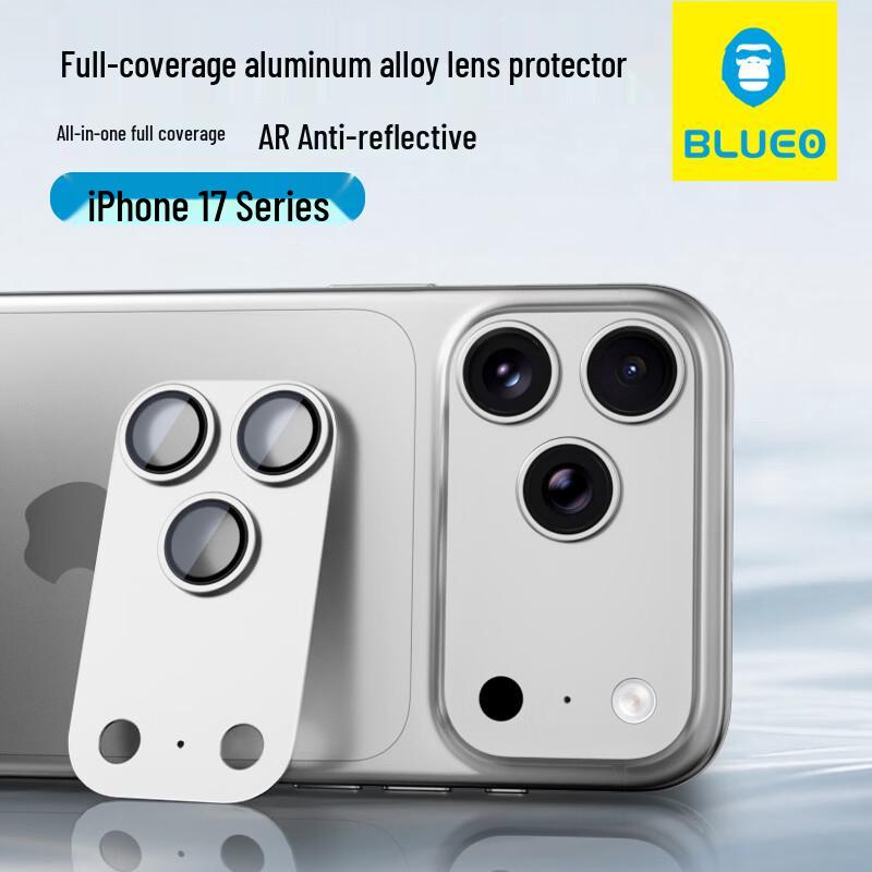 BLUEO Full-Coverage Alloy Camera Lens Protector for iPhone