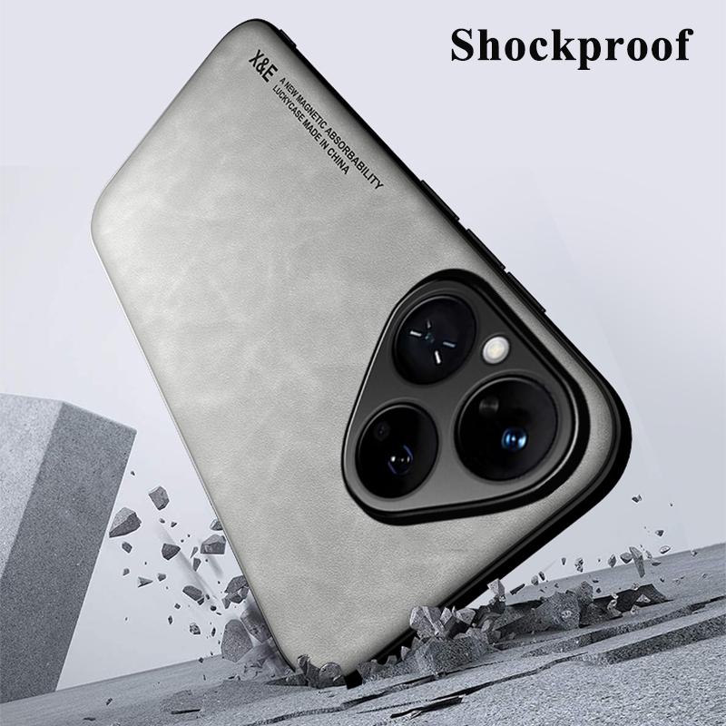 Pu Keysion Retro Luxury Leather Case For Huawei Pura 80 80 Pro Siliconepc Shockproof Phone Back Cover For Huawei Pura 80 Ultra