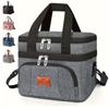 Multifunctional Double Layers Tote Cooler Lunch Bags for Women Men Large Capacity Travel Picnic Lunch Box with Shoulder Strap