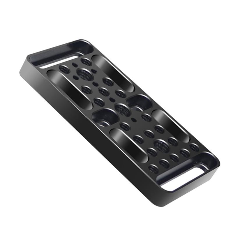 1/4 3/8 Quick Release Plate Cheese Base Multiple Functional Enhances Camera Stability On Tripods