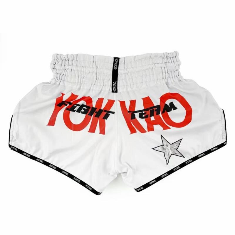 YOKKAO Authentic Thai Boxing Shorts Muay MMA Kickboxing Training Unisex Sport With Elastic Waist