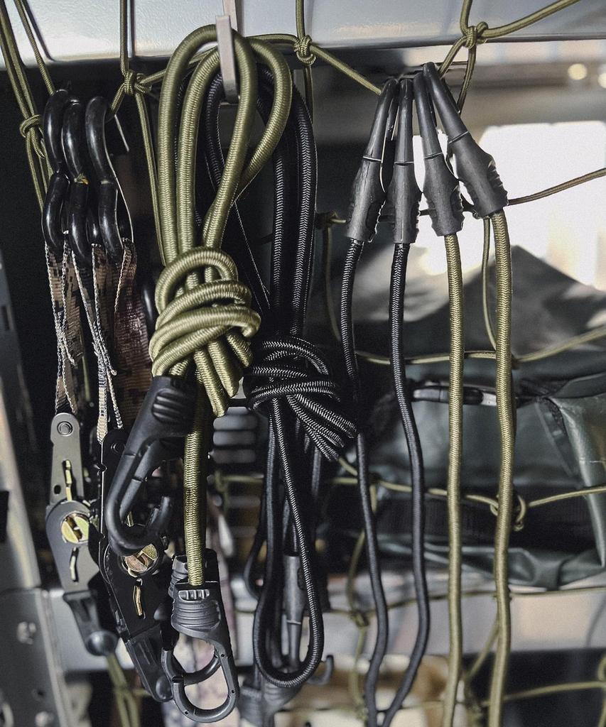 GORDON MILLER 33300 Rubber Rope for Cars with Hooks 0.6 M X 2 Piece Set, Black