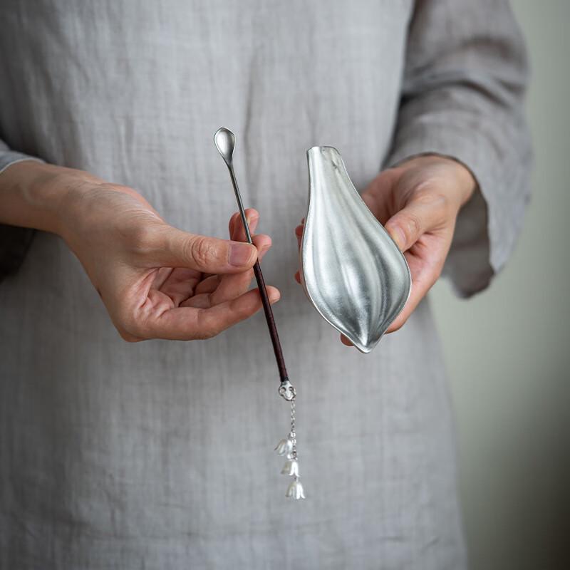 Ancient Tin Tea Scoop Set