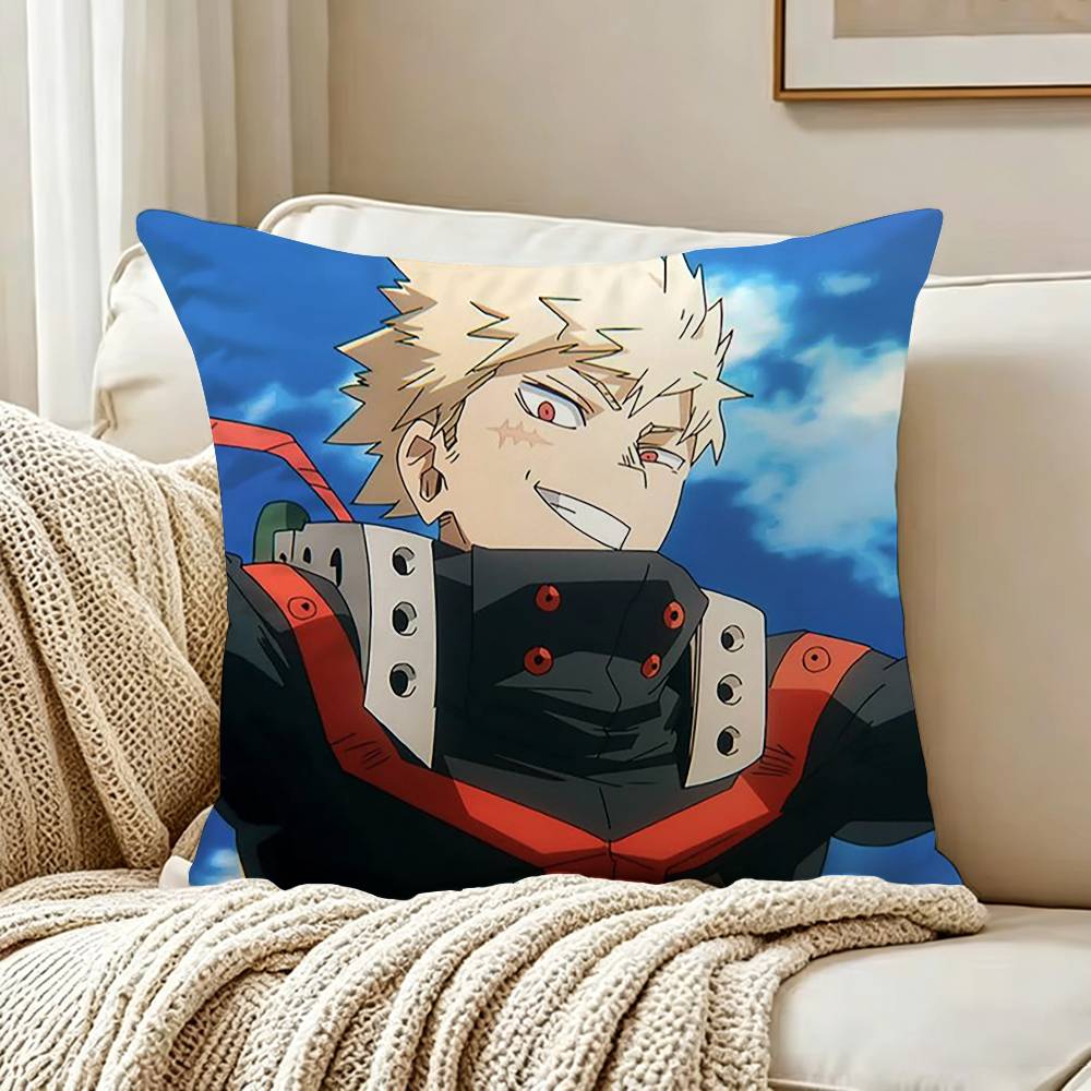 KKatsuki BBakugo MMHA Various Sizes Square Pillow Case For Car Home Bedchamber Decor