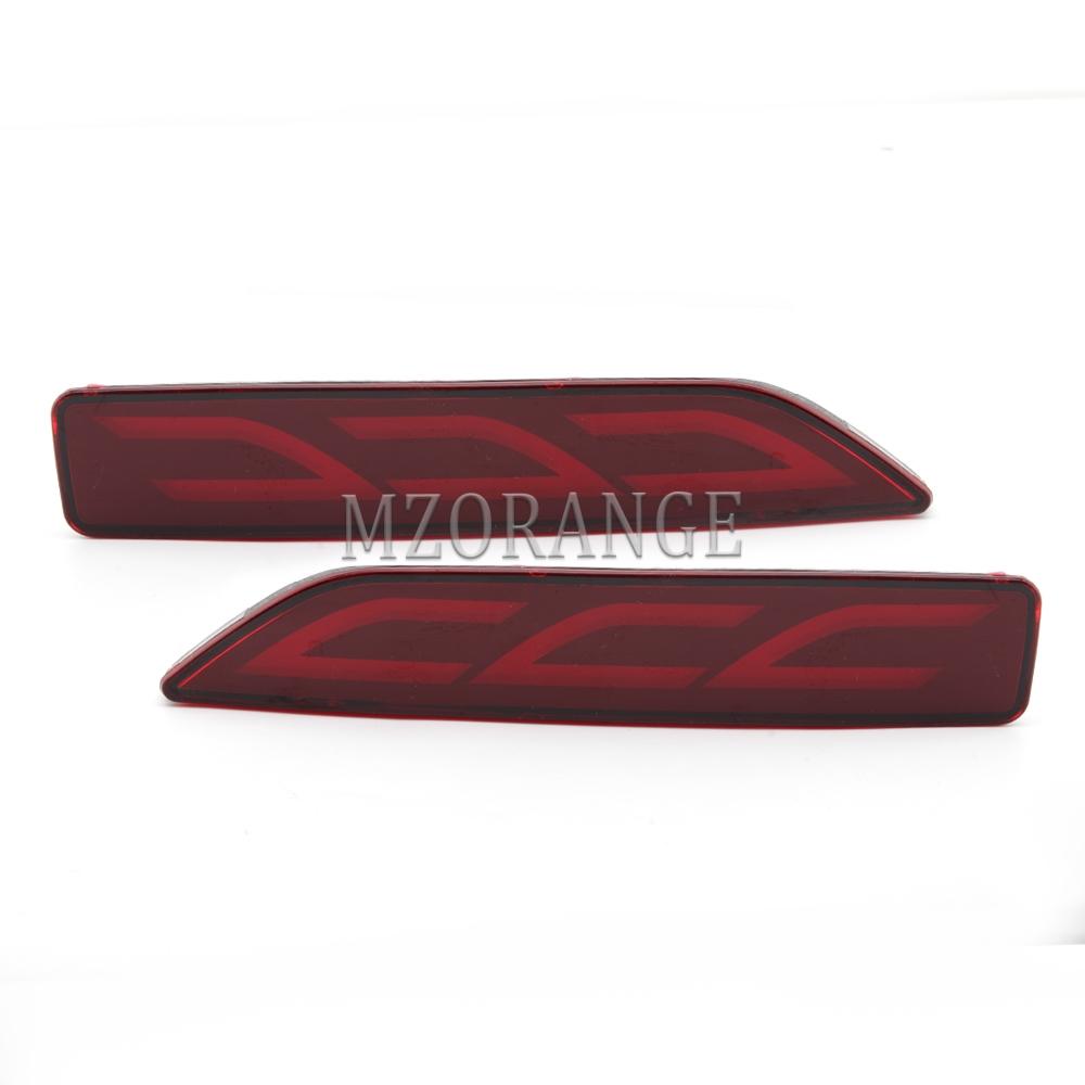 1 Pair LED Rear Bumper Lights for Honda CRV CR-V 2007 2008 2009 Multi-function Rear Fog Lamp Brake Light Driving Lamp