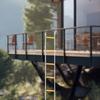 12 M Rope Ladder Rescue Ladder Fire Brigade Ladder Safety Ladder W/ Carabin 12 Meters Rope Ladder Fireproof Rescue Ladder