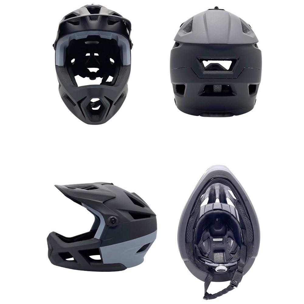 Полный шлем для горного велосипеда для мужчин и женщин, шлем для шоссейного велосипеда, легкий регулируемый козырек и