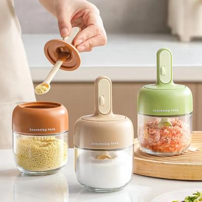 Герметичная банка для приправ, коробка для приправ, бутылка для приправ с солью и глутаматом натрия, крышка, интегрированная герметичная банка с защитой от влаги