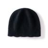 First-line cashmere hat women's simple fashion double-layer thickened knitted hat thermal ear protection hat headgear hat