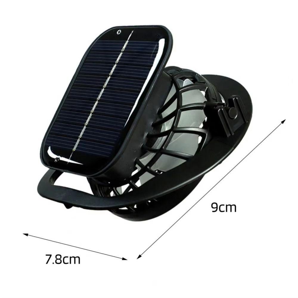Digging Hole Solar Fan Mini Multi-purpose Fan Portable Outdoor Camping Fan For Sun Hat
