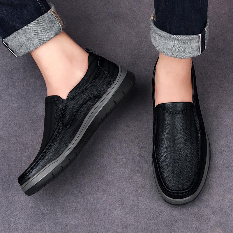 Повседневная обувь из воловьей кожи с верхним слоем, обувь из натуральной кожи, мужская деловая обувь из коровьей кожи, мужская кожаная обувь в британском стиле