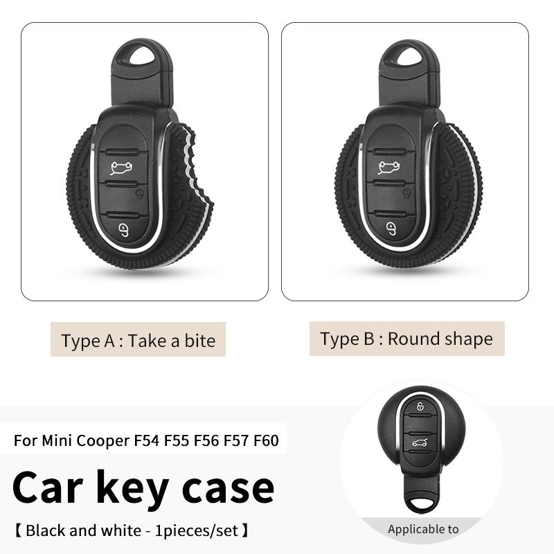 Чехол-брелок для ключа автомобиля Декоративный для Mini Cooper F56 F55 F57 F54 F60 Countryman Защита автомобильного ключа Автоаксессуары