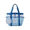Waterproof Mesh Swimming Bag Contrasting Color Shoulder Bag Beach Tote Bag  Beach
