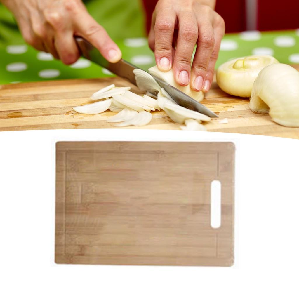 Деревянная разделочная доска Толстая ручка с удобным захватом Кухонная доска для нарезки продуктов для домашней кухни