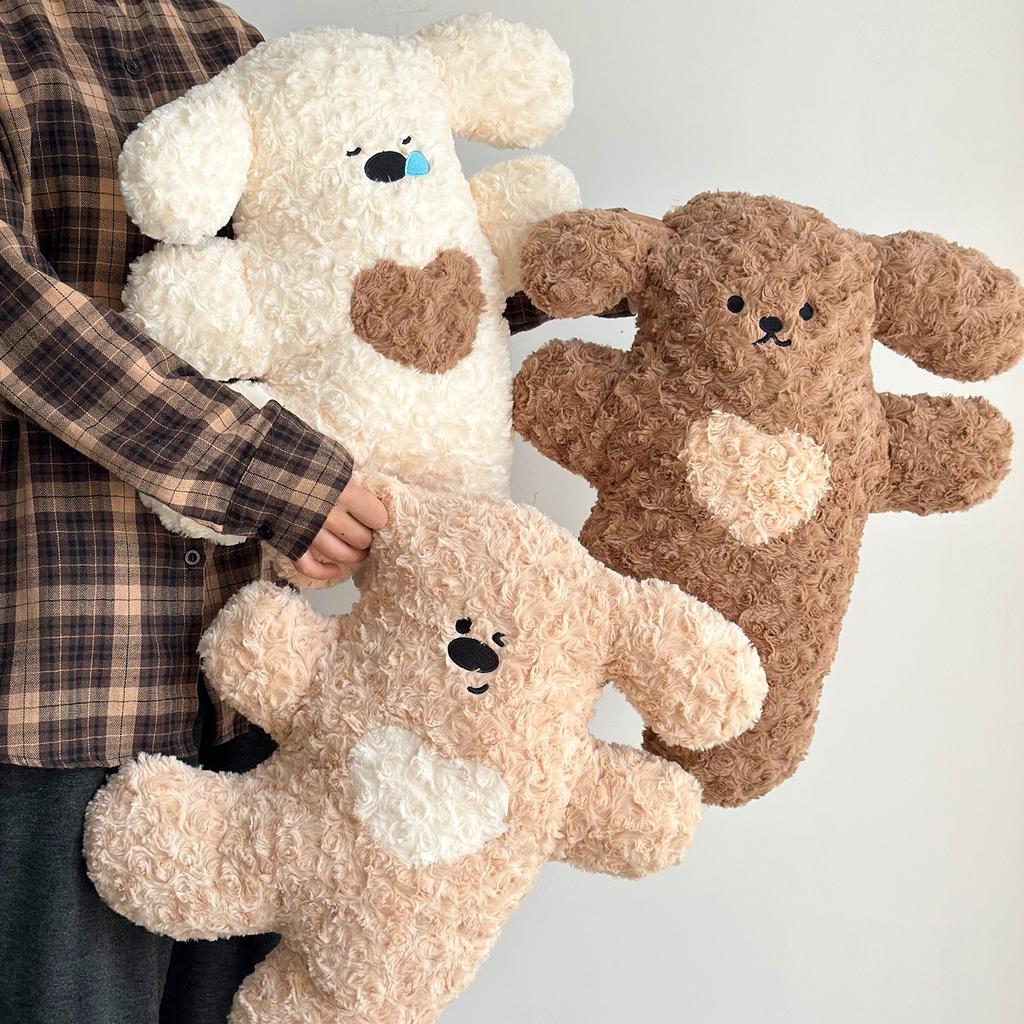 Новый продукт Happy Puppy Doll Biscuit Подушка Девочка спит на боку и спит Милая плюшевая кукла Подарок
