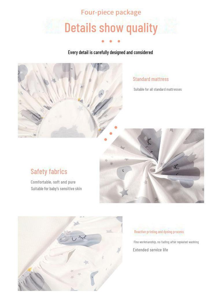 Мягкий трикотажный чехол для пеленального столика - дизайн Cross-Border со съемной тканью