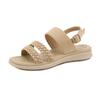 2024 Fashon Sandals Women Summer Shoes Flat Non-slip Women Sandals Ladies Beach Sandals Plus Size 42 A4208