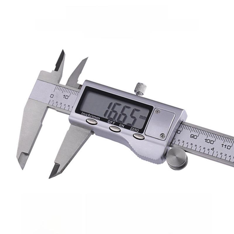 Высокоточный цифровой штангенциркуль из нержавеющей стали для обслуживания удилищ - 0-150 мм