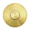 All-Copper Brass Rotating Bagua Compass with Dual-Sided Turntable and Handle