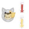 Cat Embossed Cookie Kit + 2 Pastel Red and Yellow Chocolate Pens