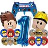 Шарики Roblox Шарики в стиле Roblox для мальчика Мультяшные Двусторонние Фигурные Украшения для Дня Рождения украшение с днем рождения