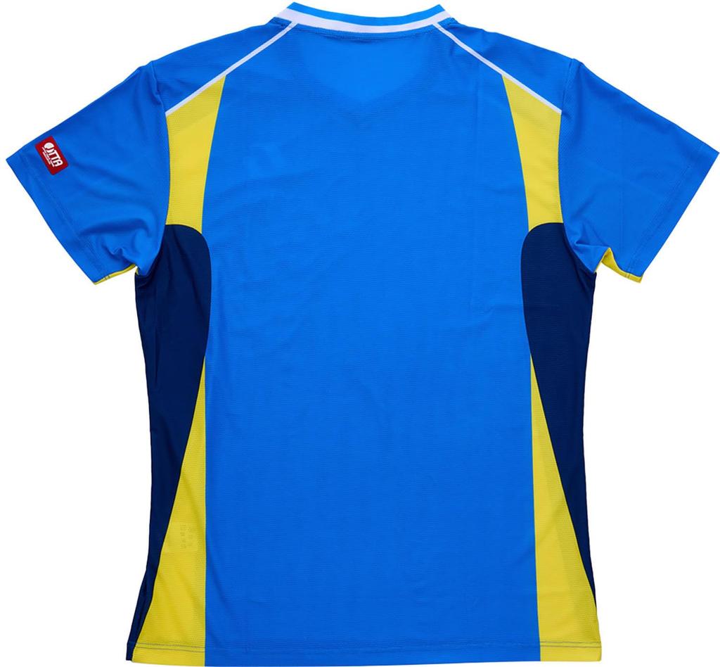 STIGA Игра в настольный теннис Настольный теннис Дышащая футболка STIGA 1805690609 Футболка, J.T.T.A.A. (Ассоциация Японии) Одобрено, KR-IV Синий, 3XL,