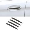 Car Styling Exterior Door Handle Strips Decoration Sticker Trim for BMW 5 Series G30 G38 2018-2021 Carbon Pattern Black