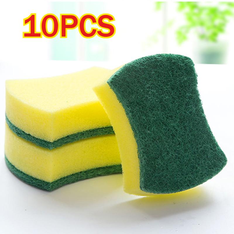 Высоковпитывающая двухсторонняя губка Magic Cleaning Pot Rust Sponge Cleaner Brush Инструмент для очистки кухонного жира