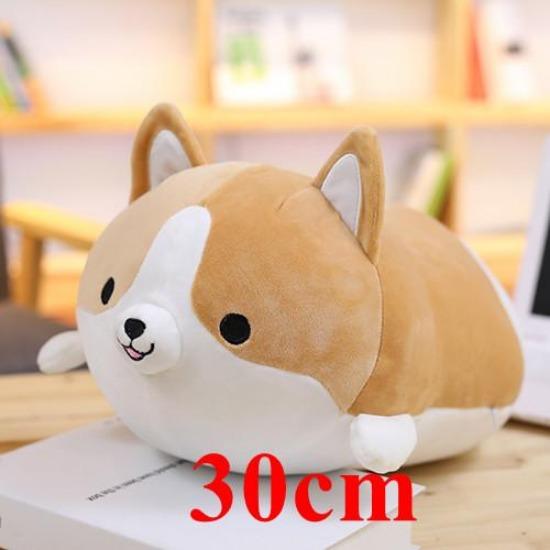 1pc Lovely Fat Shiba Inu & Corgi Dog Plush Toys Stuffed Soft Kawaii Animal Cartoon Pillow Dolls Gift for Kids Baby Children