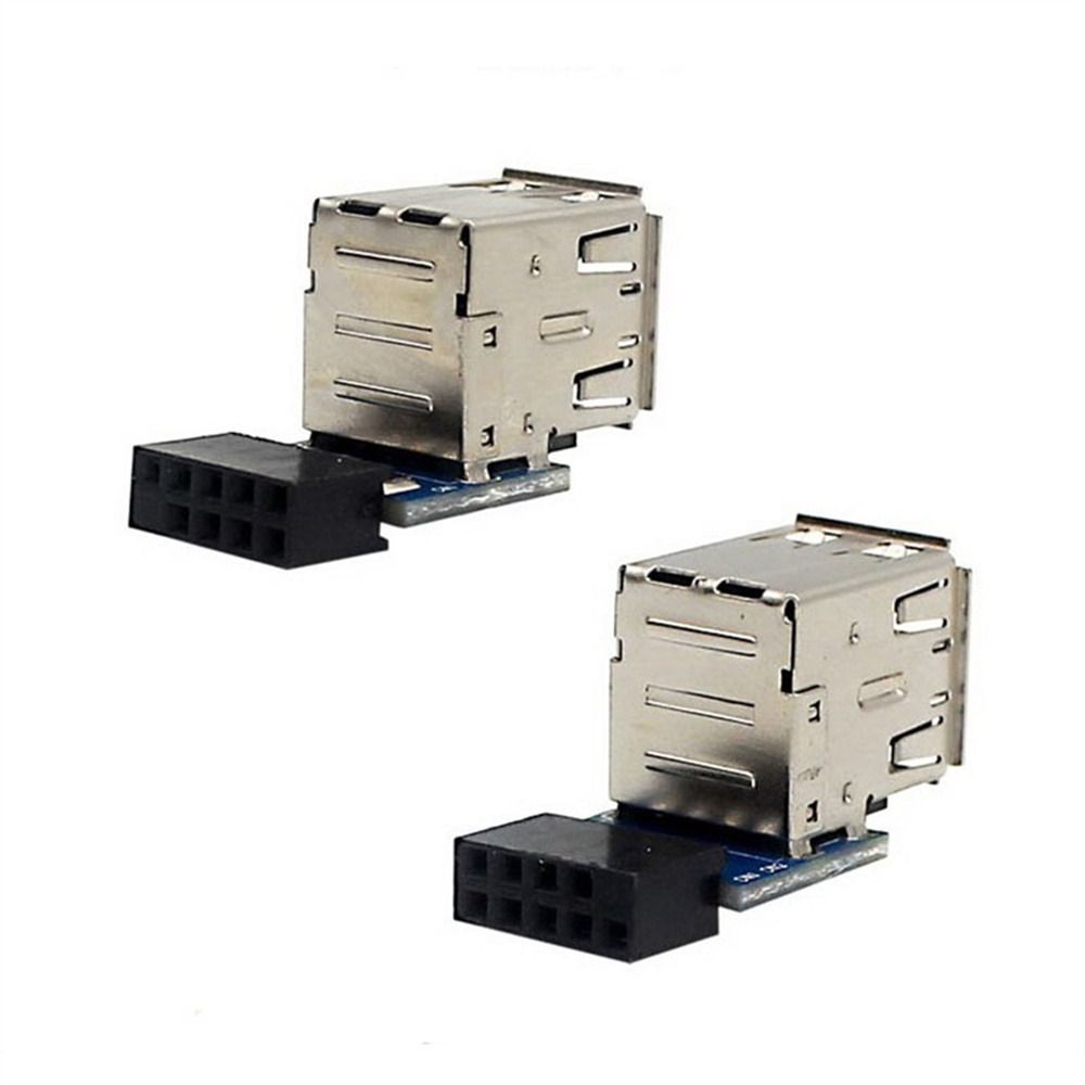 Converter Adapter Cable Converter USB 2.0 Adapter USB Double Layer Adapter Motherboard Header