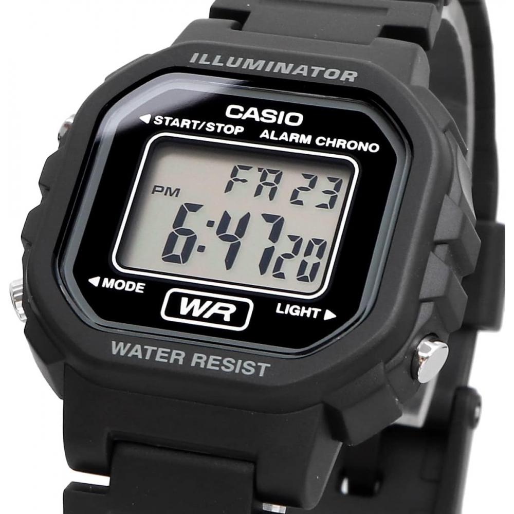 Casio Женские цифровые часы La 20wh 1a Черный
