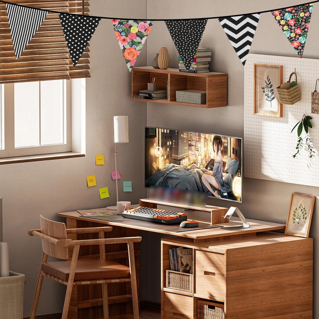 Cotton Banner For Weddings Garden Parties Height 17.46cm