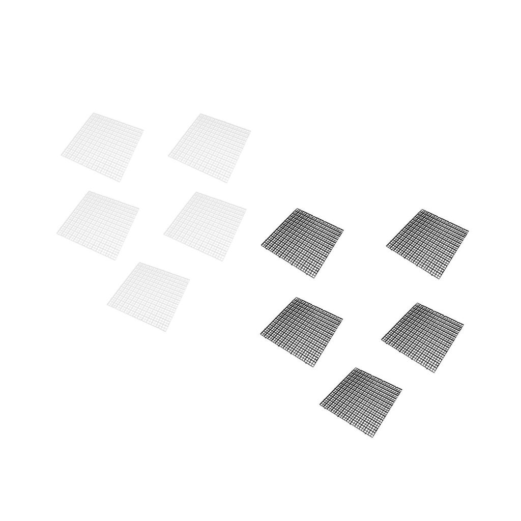 5 штук Аквариумные разделители Крышки Многофункциональные сетчатые листы Легко собираемые Террариум Крышка Разделительные доски Сетка-перегородка