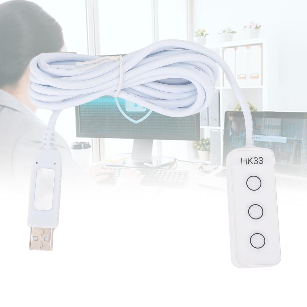3-кнопочная USB-клавиатура Дизайн Брайля Пользовательская клавиатура Мышь Мультимедийная функция USB На Макро-программирование Клавиша для работы Игр